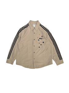 SONG FOR THE MUTE X ADIDAS - Adi006 Shirt - AW25 - BLACK WILD BROWN